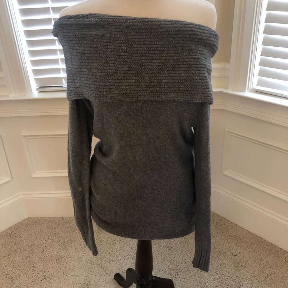 Off shoulder sweater